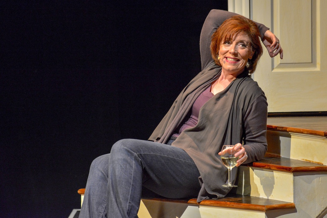 Leigh Barrett in "Closer Than Ever" at the New Repertory Theatre. (Andrew Brilliant/Brilliant Pictures)