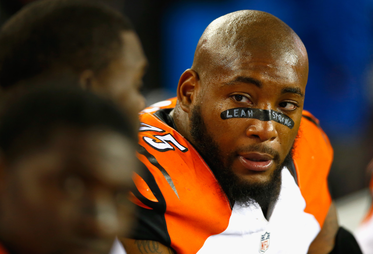Last Sunday the Patriots paid tribute to Devon Still's daughter, who is battling cancer. (Jared Wickerham/Getty Images)