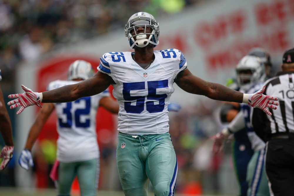 Rolando McClain and the Dallas Cowboys improved to 5-1 last Sunday when they topped the Seahawks, 30-23. (Otto Greule Jr./Getty Images)