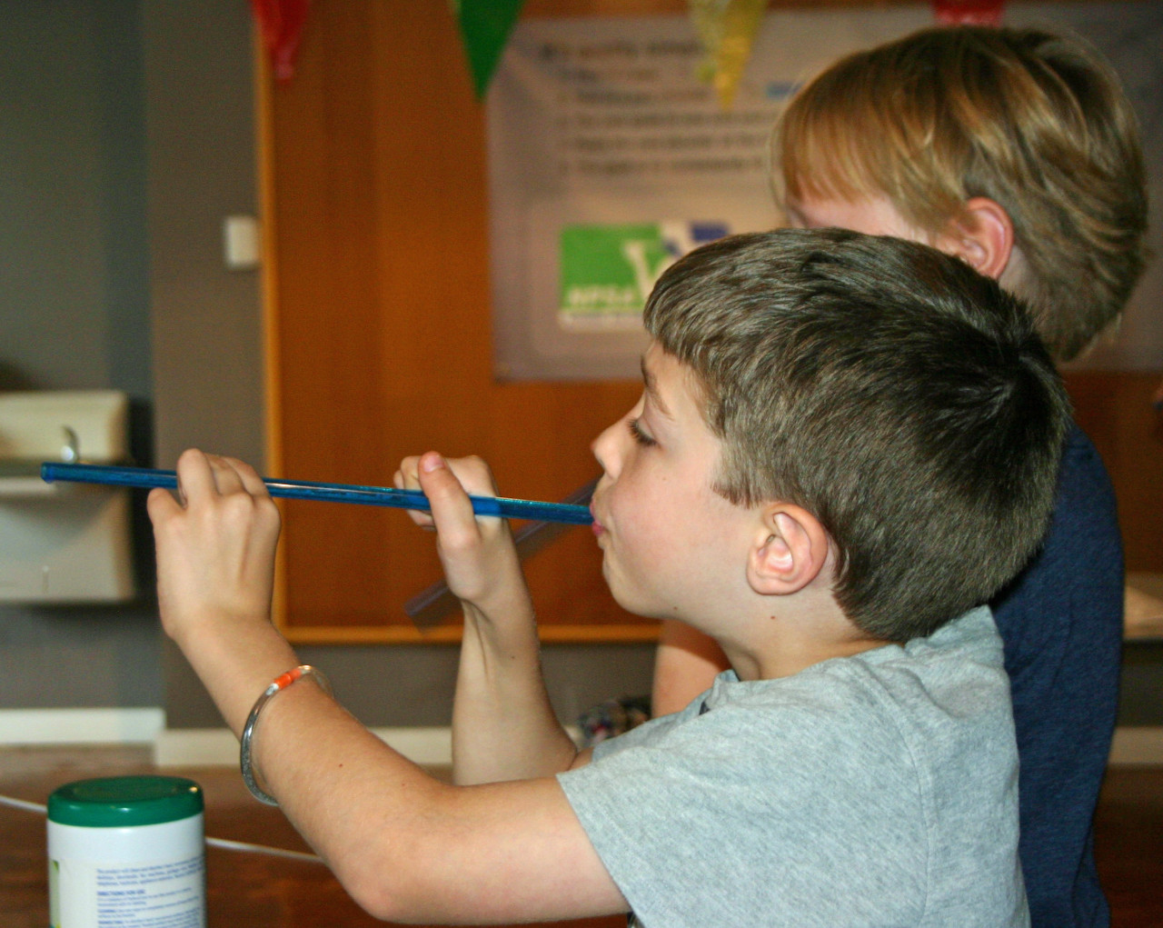 Children and adults alike can learn pea shooting, and compete in the national championship, in the span of one day. (Beverly Amsler / Only A Game)