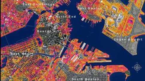 Six feet of sea level rise is predicted in Boston. (Courtesy NOAA)