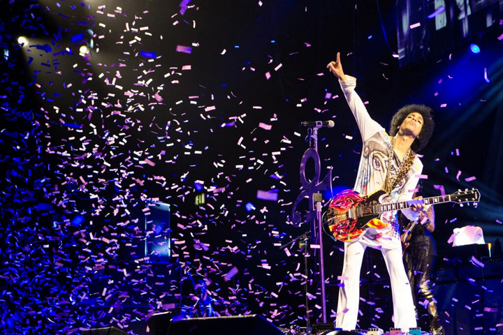 In this 2014 photo released by NPG Records, Prince performs in Birmingham, England. (AP)