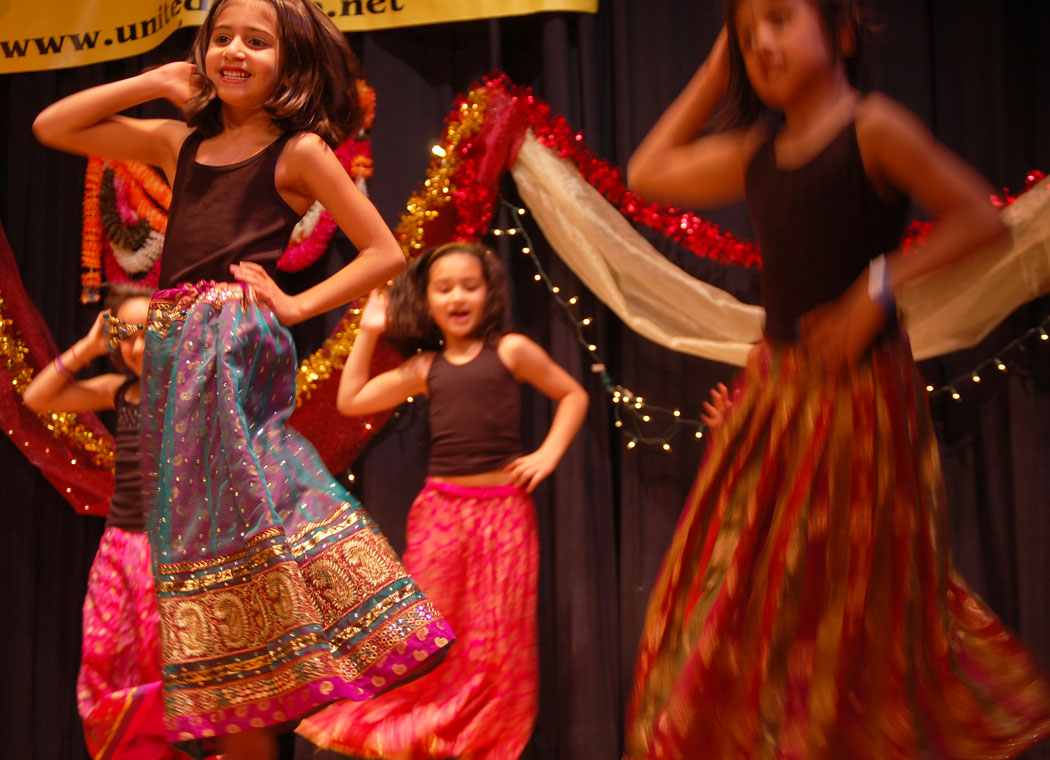 The Radha - Kids Bollywood performance at the United India Association of New England's 2014 Diwali celebration. (Greg Cook)