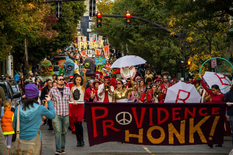 The Pronk festival parade in Providence. (Courtesy Dwight Wilkerson/Small Frye Photography)