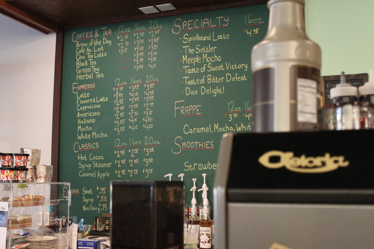 Spielbound serves beer and specialty coffees. (Robyn Murray/OAG)