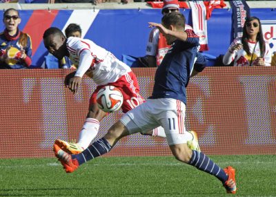 Revs Beat Red Bulls 2-1 In East Final 1st Leg