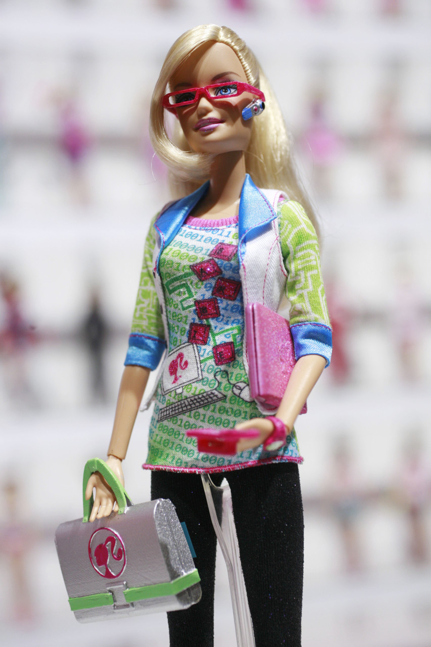 Pictured: Computer engineer Barbie. (Mark Lennihan/AP)