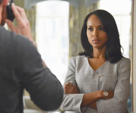 Kerry Washingon in a scene from Shonda Rhimes' "Scandal." (Eric McCandless/ABC/AP)