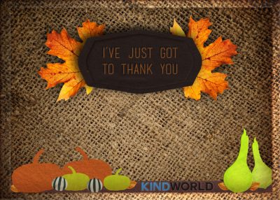 Give Thanks For Kindness With A Postcard