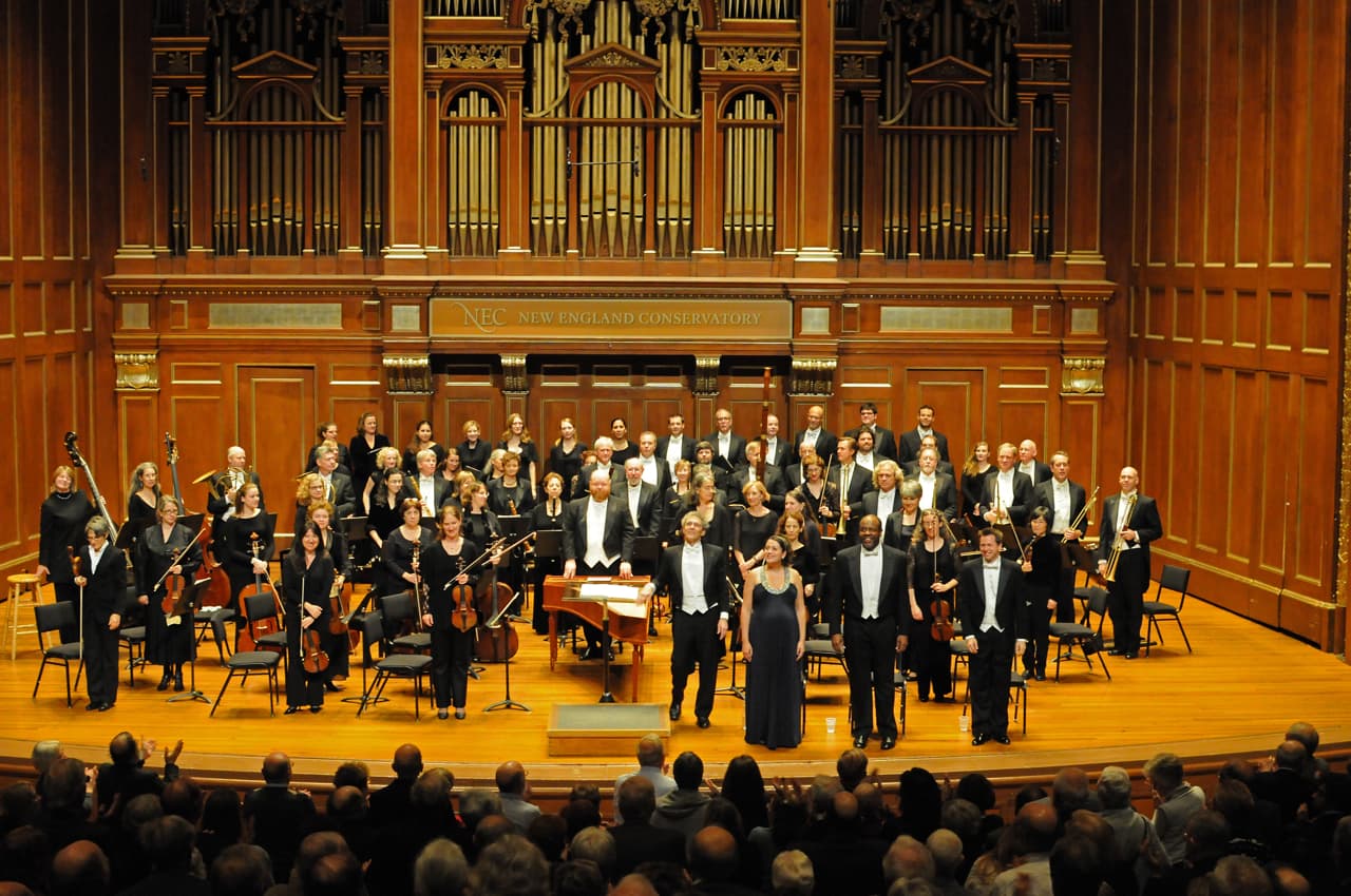 Boston Baroque at the New England Conservatory (Julian Bullitt)
