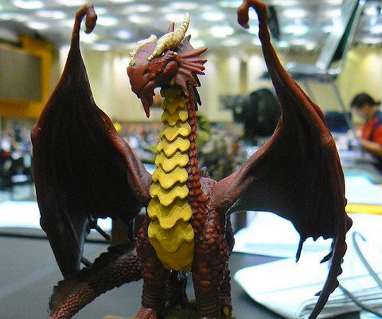 Elder Dragon trophy. (Benny Mazur/Flickr)