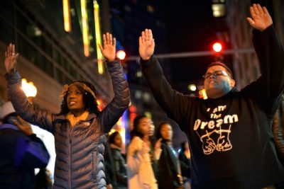 Week In Review: Protesters In Boston, Baker's Cabinet, Colleges Drop Cosby