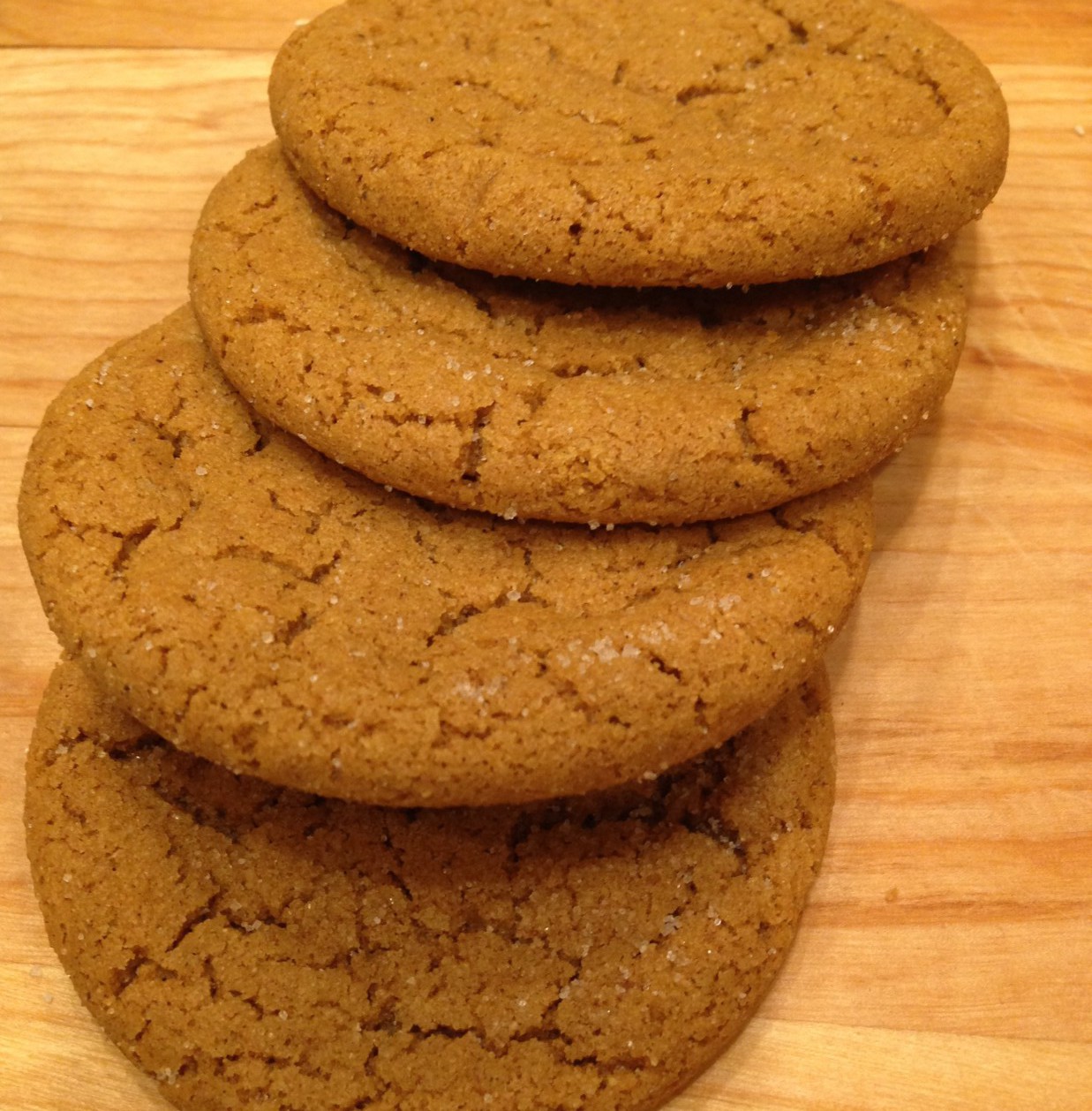 Molasses clove cookies from Dancing Deer in Boston. (Emma-Jean Weinstein/WBUR)