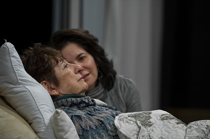 Joanna Merlin and Anne Gottlieb in "Absence" at Boston Playwrights' Theatre. (Kalman Zabarsky)