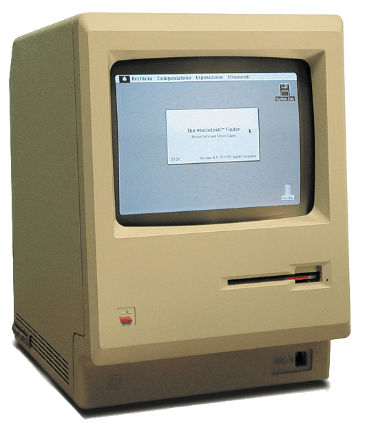 The original Apple Macintosh computer released in 1984. (Courtesy)