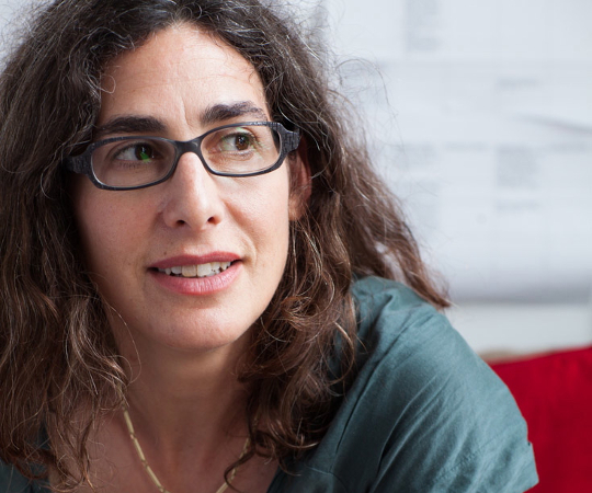 The host of "Serial," Sarah Koenig. (Meredith Heuer)