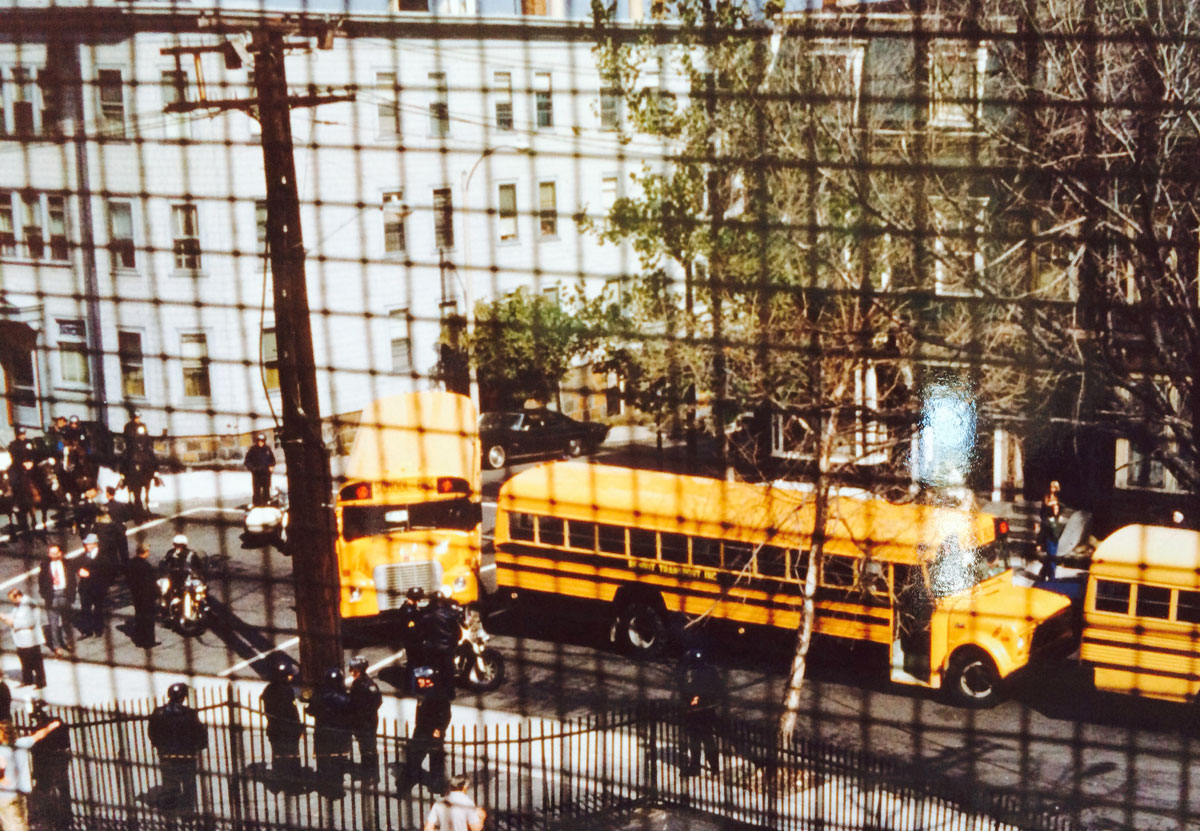 My room was in the front of the building, on the second floor, so I had a view of the buses coming up the hill,” says Ione Malloy, who was an English teacher at South Boston High School when the buses rolled that first day of court-ordered desegregation. (Courtesy of Ione Malloy)