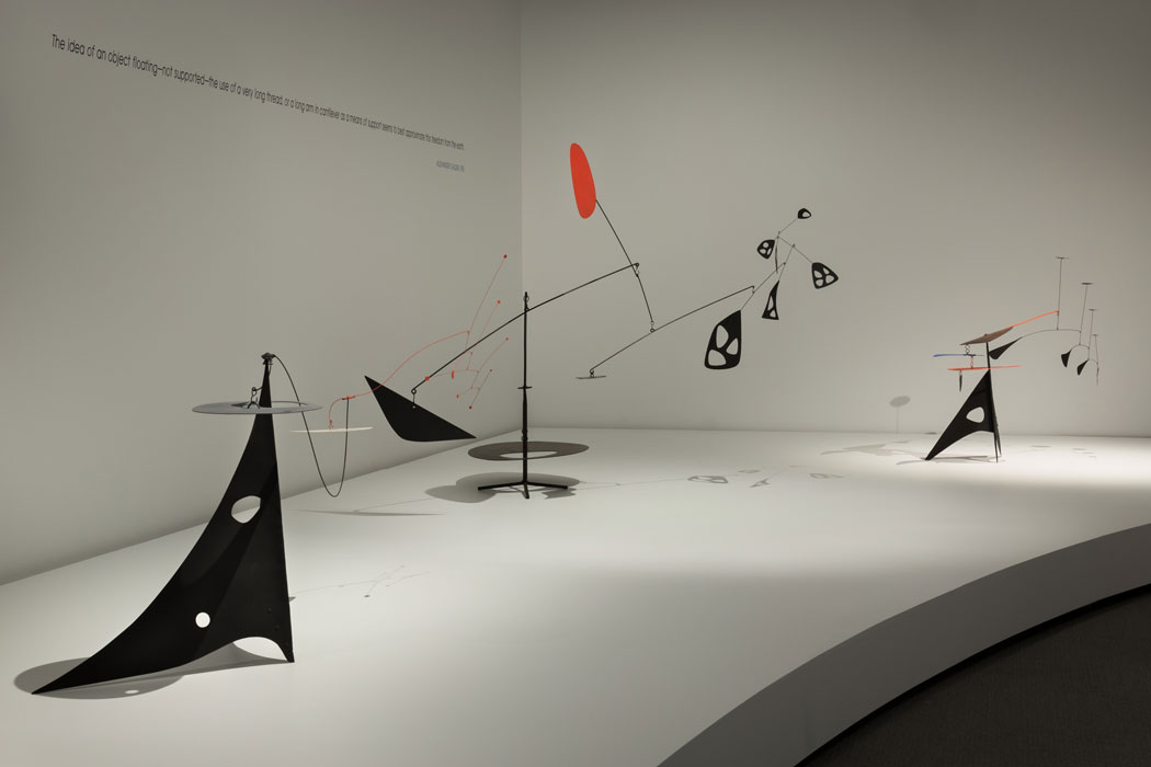 Installation view of "Calder and Abstraction: From Avante-Garde to Iconic" at Peabody Essex Museum, Salem. (Kathy Tarantola / PEM)