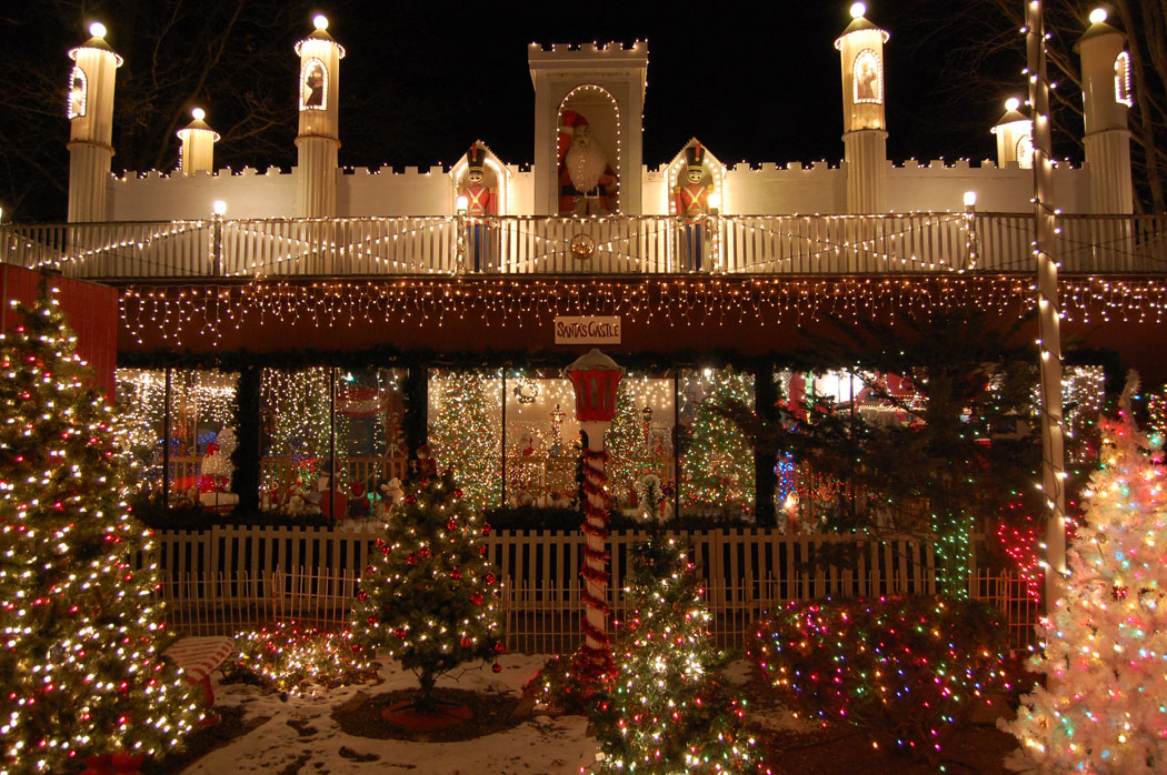 ZooLights” at Stone Zoo. (Greg Cook)