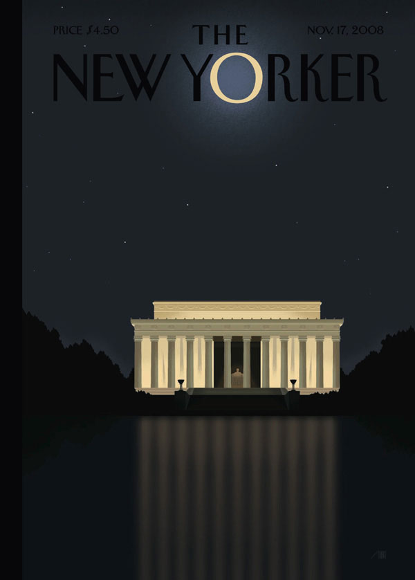 Bob Staake's cover for the Nov. 17, 2008, New Yorker. (Bob Staake)