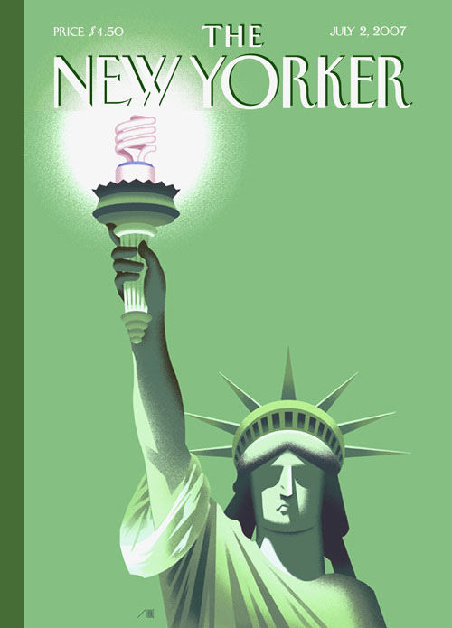 Bob Staake's cover for the July 2, 2007, New Yorker. (Bob Staake)