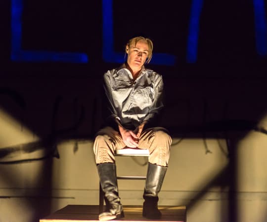 Andrus Nichols in Bedlam's "Saint Joan." (A.R. Sinclair Photography)