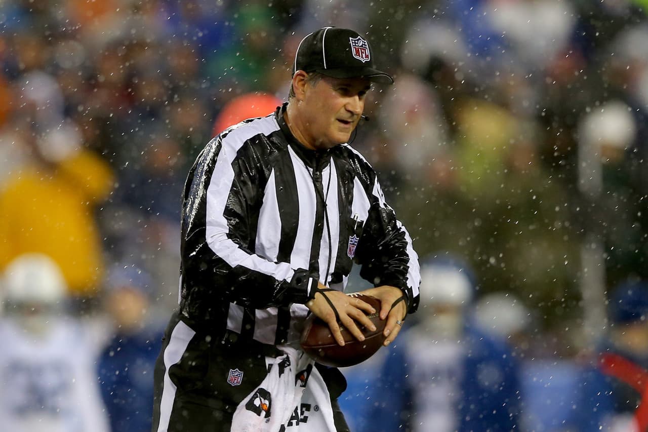 According to an ESPN report, the NFL has determined 11 of the 12 balls used by the New England Patriots during the AFC Championship were underinflated. (Elsa/Getty Images)