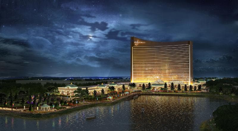 A new rendering of the proposed Wynn casino complex in Everett (Courtesy of Wynn Everett)