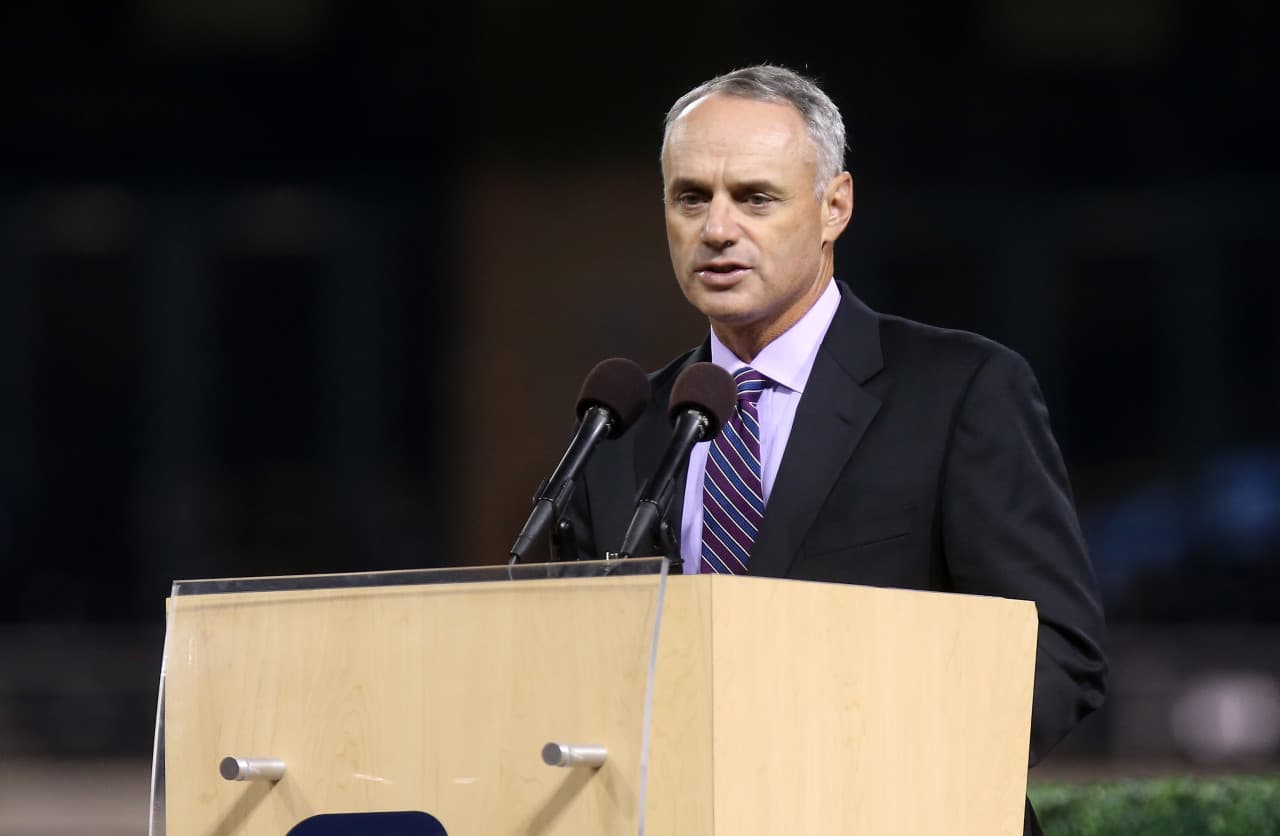Rob Manfred was Chief Operating Officer of Major League Baseball. He will replace Bud Selig as commissioner.(Stephen Dunn/Getty Images)