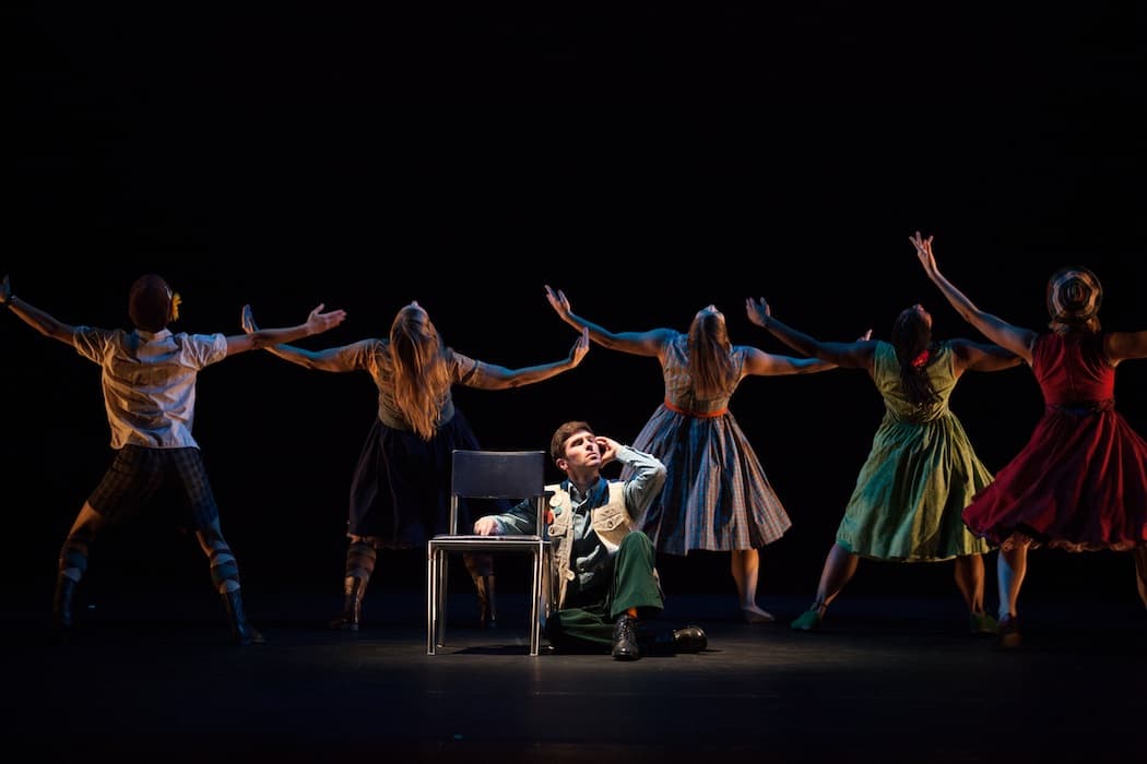 The Mark Morris Dance Group performing "A Wooden Tree." (Elaine Mayson)