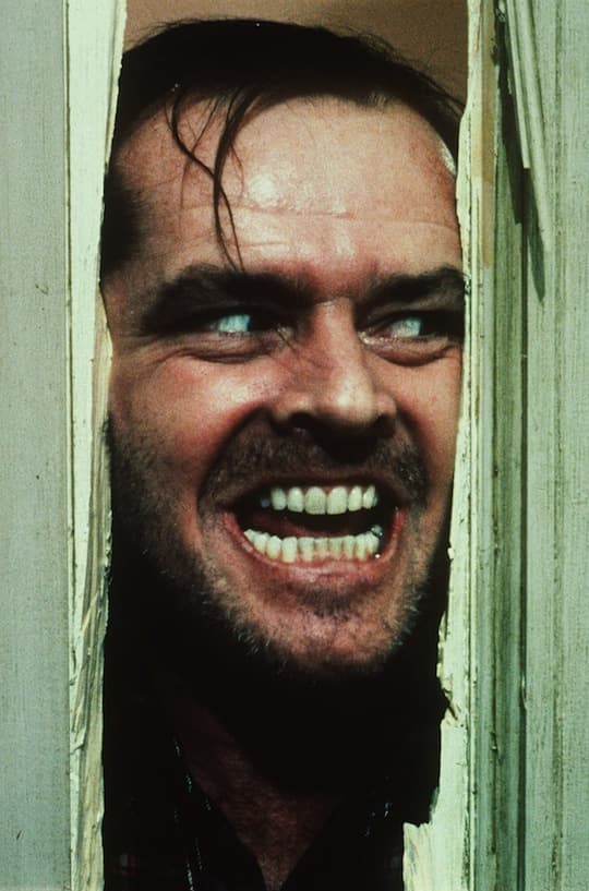 Jack Nicholson in "The Shining." (Warner Brothers/AP)