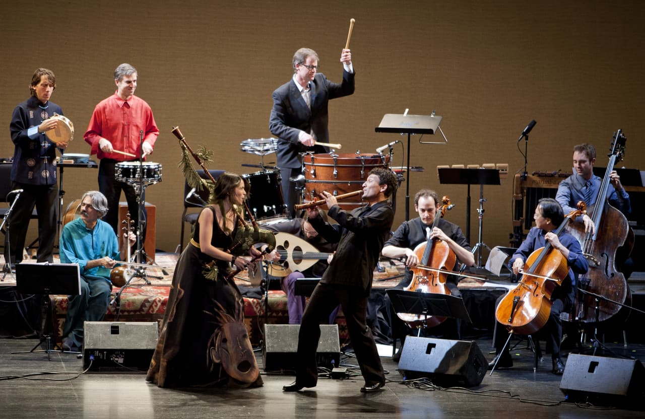 The Silk Road Ensemble performing at the Mondavi Center at the University of California, Davis in 2011. (Max Whittaker)