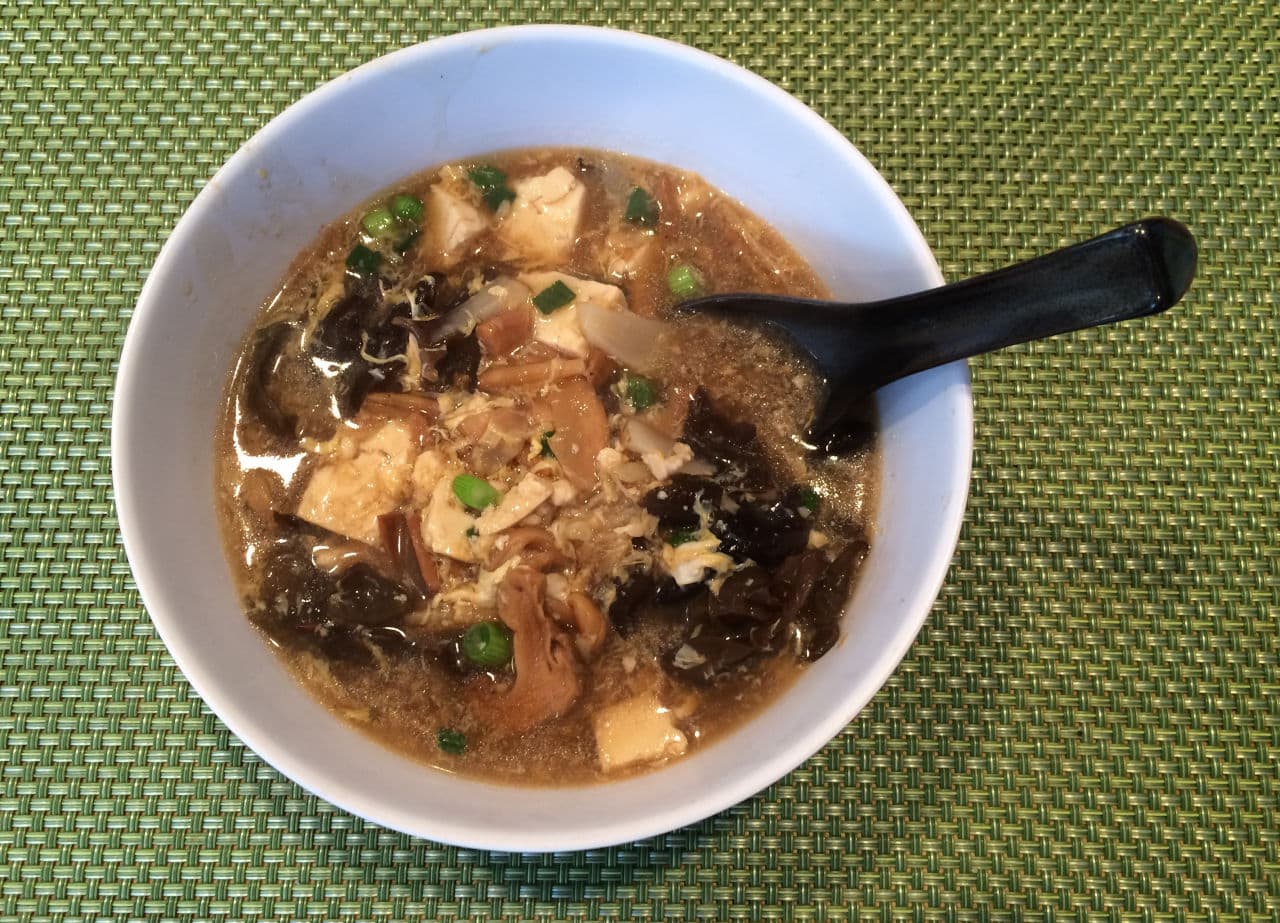 Grace Young's hot and sour soup is the cure for what ails you. (Kathy Gunst)