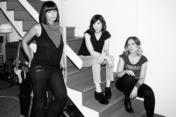 The punk rock band Sleater-Kinney (from L: Janet Weiss, Carrie Brownstein and Corin Tucker) (Courtesy the Band)