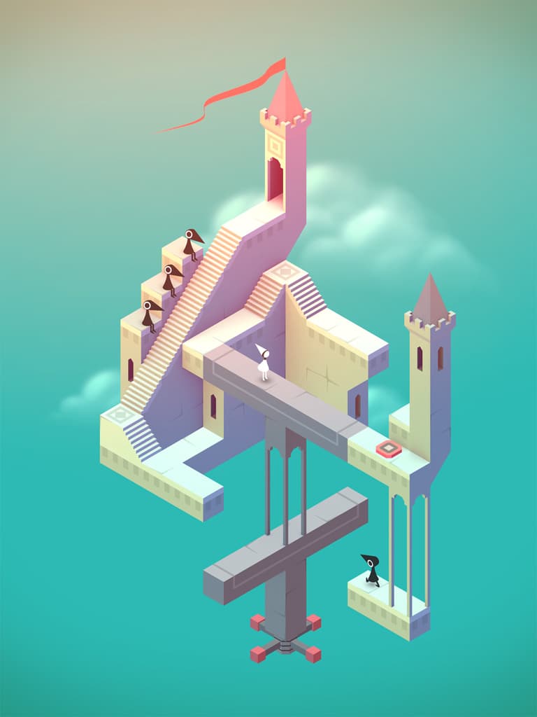An image from the Monument Valley game (monumentvalleygame.com)