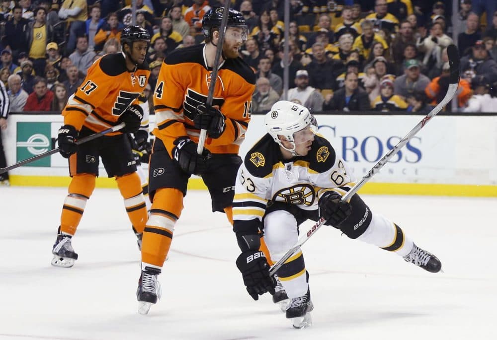 Bruins' Marchand Scores Twice In 3-2 OT Win Vs Flyers | WBUR News