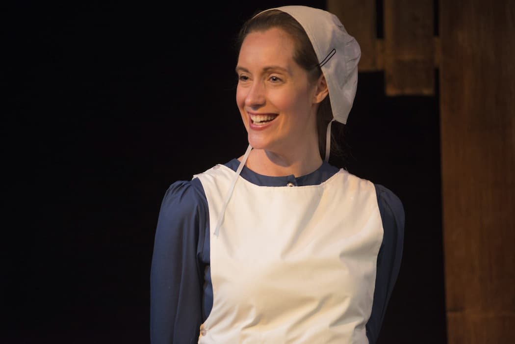 Danielle Kellerman in "The Amish Project" at New Repertory Theatre. (Andrew Brilliant/Brilliant Pictures)
