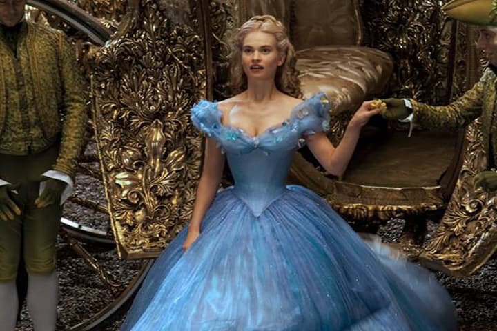 Lily James plays the title role in Disney's new live-action version of the fairy tale classic, "Cinderella." (Disney)