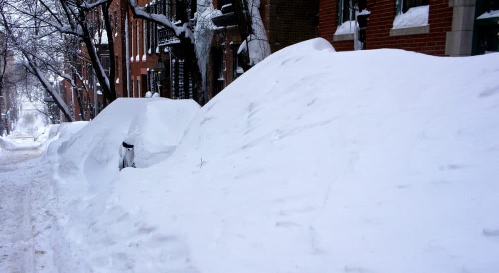 John Dillon: Once we got a third, then a fourth, major storm, I gave up. No white flag, though; what would be the point? (Peter Elmon/flickr)