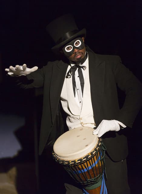 Percussionist Akili Jamal Haynes. (T. Charles Erickson)