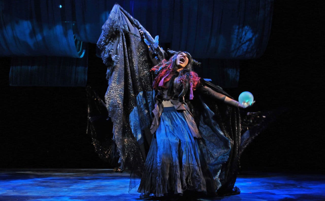 Aubin Wise as a witch in "Big Fish." (Craig Bailey/Perspective Photo)