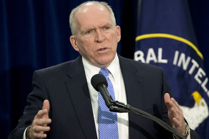 In this Dec. 11, 2014 file photo, CIA Director John Brennan speaks during a news conference at CIA headquarters in Langley, Va.  (AP)