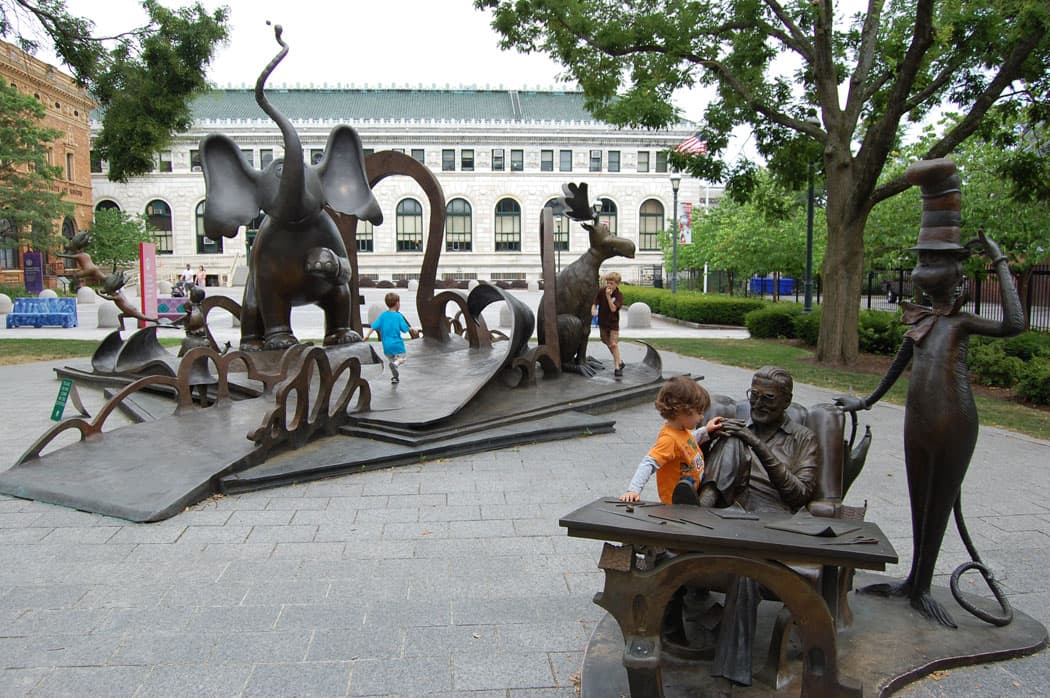 Dr. Seuss National Memorial Sculpture Garden at the Springfield Museums. (Greg Cook)