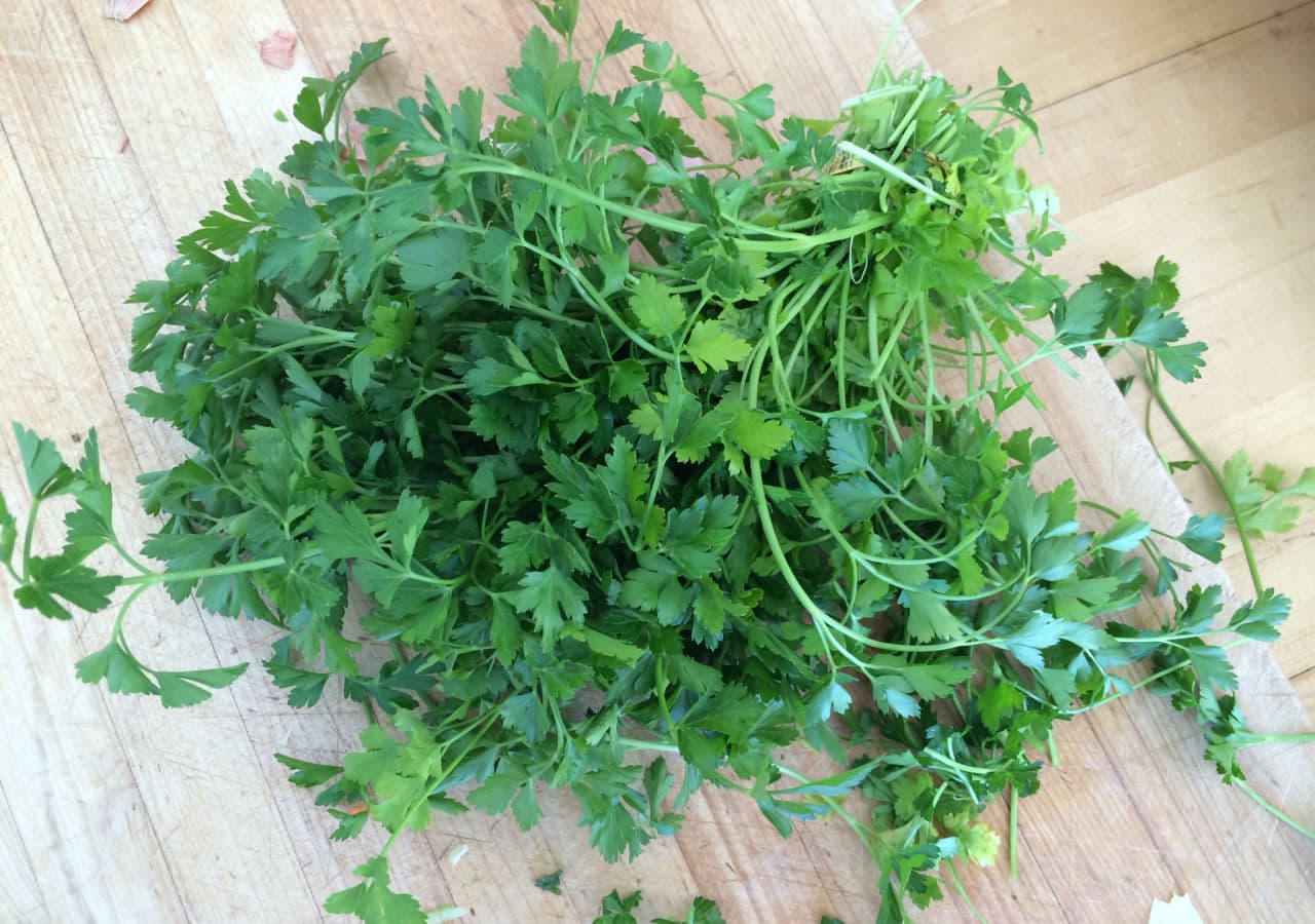 Parsley is so much more than a garnish. Here & Now resident chef Kathy Gunst shares six recipes. (Kathy Gunst)