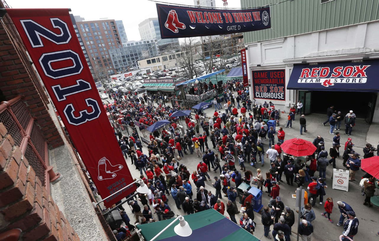 Fenway Park will be back in business, as the Red Sox host the Nationals this afternoon in their home opener. (Michael Dwyer/AP)