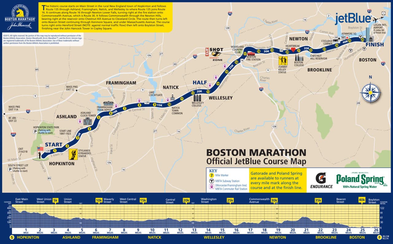 Click to enlarge the course map. (Courtesy BAA)