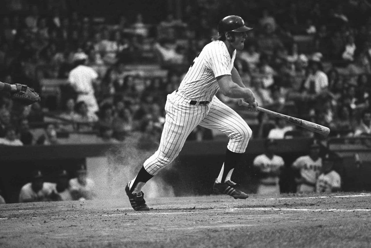 "I thought the DH was just going to last, you know, for a couple of months at the most," says former Yankee Rob Blomberg, MLB's first designated hitter. (Harry Harris/AP)