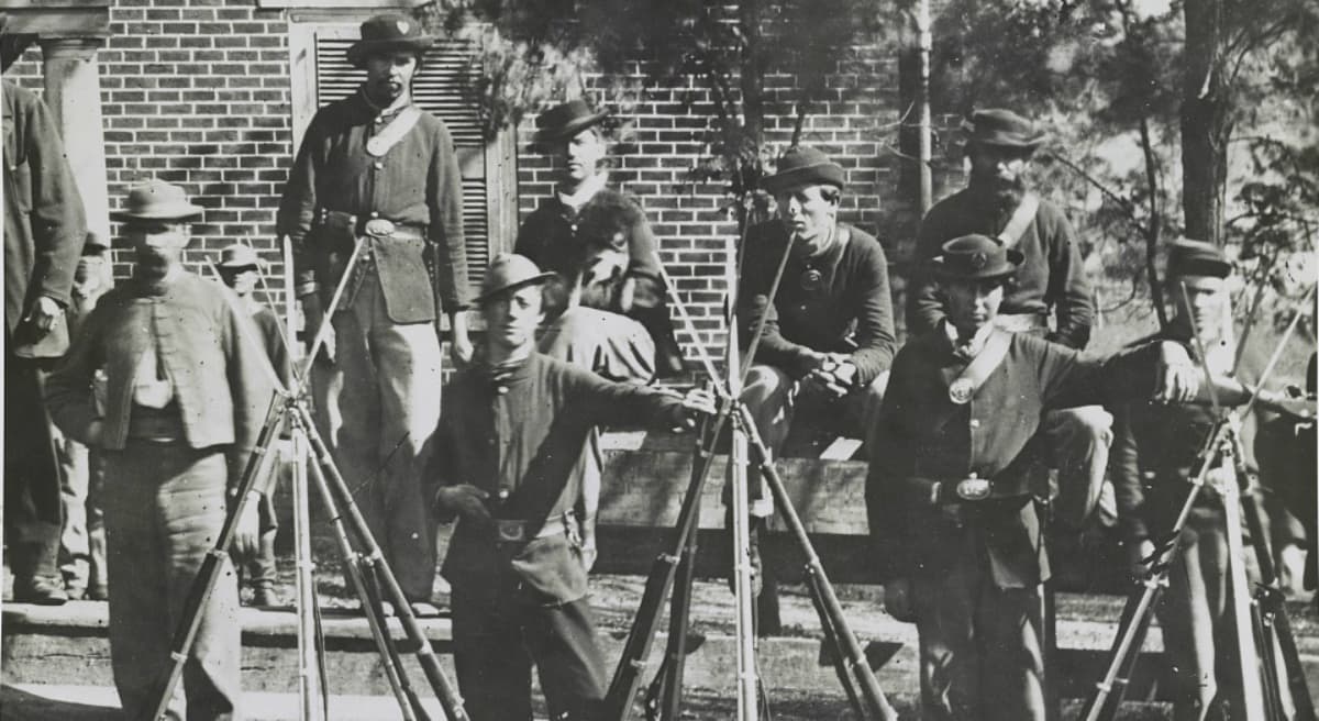 On the 150th anniversary of the surrender at Appomattox, it's painfully clear that the issues that underlay and fueled the Civil War survived it. Pictured: This April 1865 image shows Federal troops standing in front of the Appomattox Court House near the time of Confederate Gen. Robert E. Lee's surrender to Union Lt. Gen. Ulysses S. Grant, in Appomattox, Va. (Library of Congress/AP)