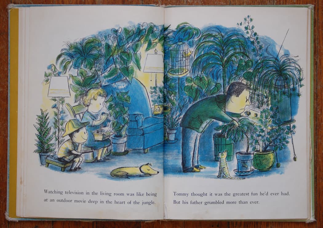 "The Plant Sitter," illustrations by Margaret Bloy Graham, words by Gene Zion, 1959. (Courtesy)