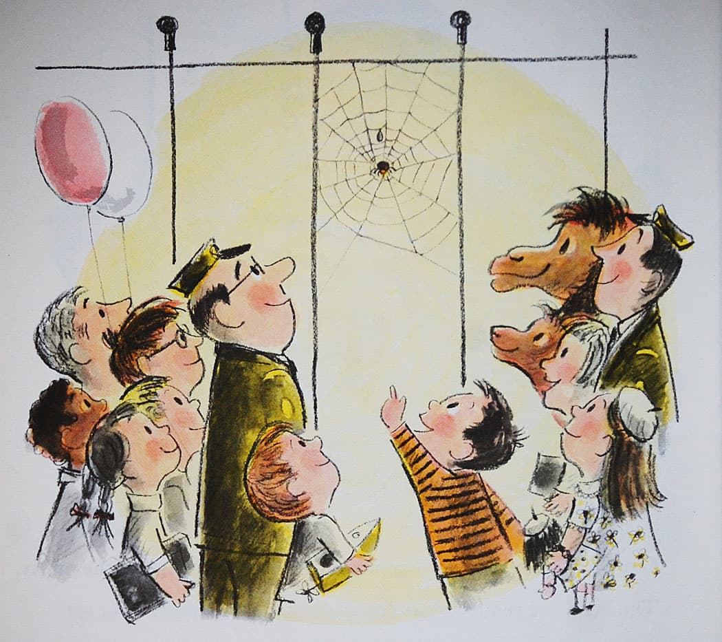"Be Nice to Spiders," illustrations and words by Margaret Bloy Graham, 1967. (Courtesy)